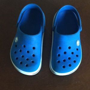 Blue kids CROCS